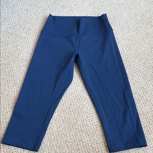Lululemon Align (crop) Navy Blue Leggings